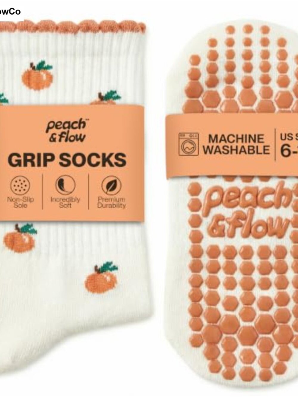 Pilates Grip Socks Cotton Blend Non Slip Women Yoga Barre